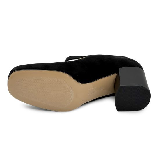 Туфли Мэри Джейн CV COVER замшевые черные - фото 4, 94501 COV CAM NERO