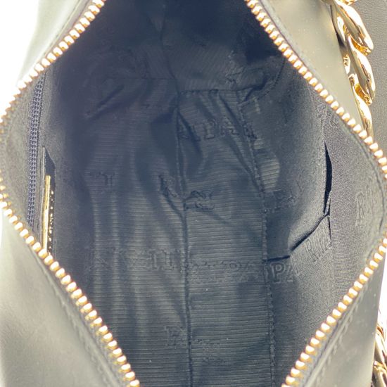 Сумка Ripani черная кожаная - фото 4, 