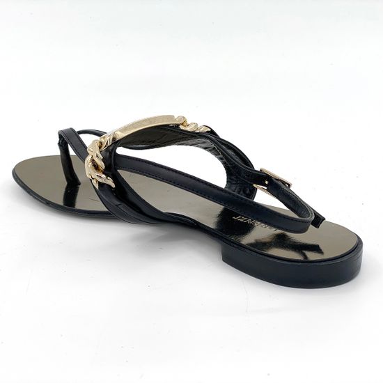 Босоножки Renzi кожаные черные - фото 3, 