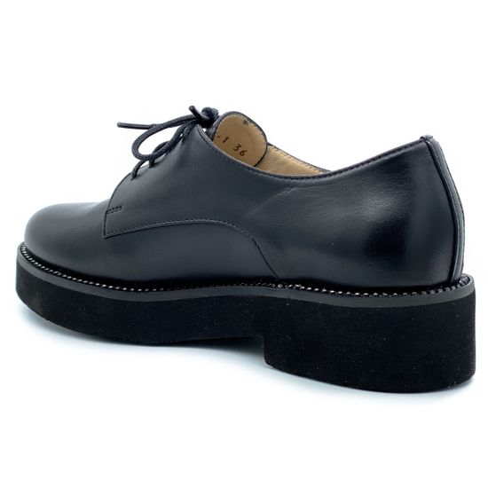 Полуботинки Cover черные кожаные - фото 3, 1806-1 COV