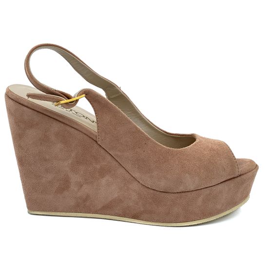 Босоножки Kelton бежевые замшевые - фото 1, H0931 KEL FANGO