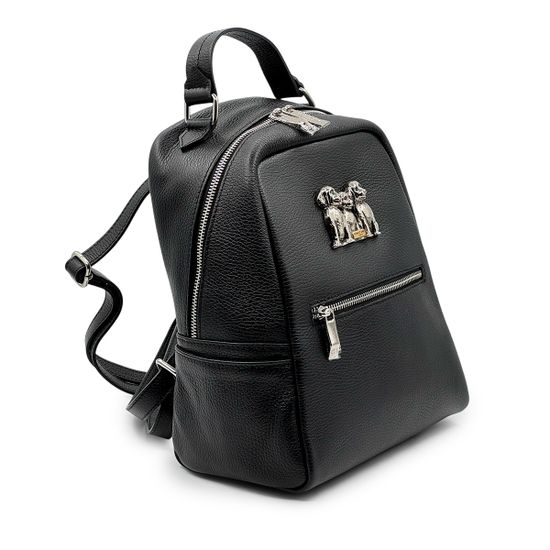 Рюкзак Renato Angi черный кожаный - фото 2, 3554801 RA NERO