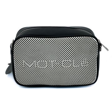 Сумка MOT CLE  черно-белая кожаная кросс-боди - фото 1, BORSA MOT