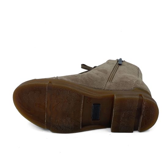 Ботинки CVCover бежевые замшевые на меху - фото 4, 78228-3 COV