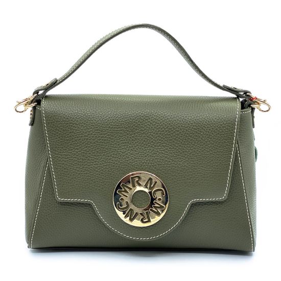 Сумка Marina Creazioni зеленая кожаная - фото 1, 