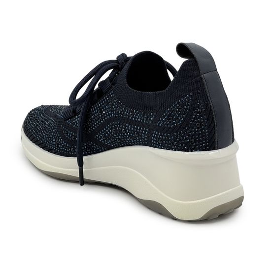 Кроссовки Francesco V синие текстильные со стразами - фото 3, T195 FV BLU