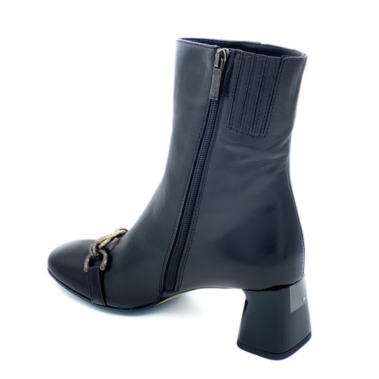 Ботильоны Ilasio Renzoni черные кожаные демисезонные - фото 3, 
