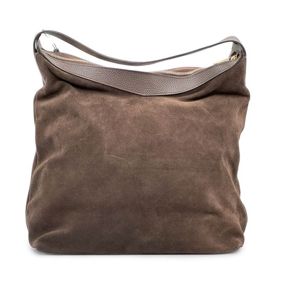 Сумка NILA&amp;NILA коричневая замша/кожа - фото 3, BNN7004 NIL MORO