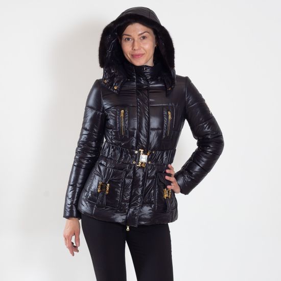 Пуховик VDP черного цвета - фото 8, 