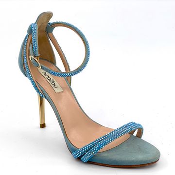 Босоножки Nina Lilou замшевые голубые - фото 2, 251057F8 NL BLU