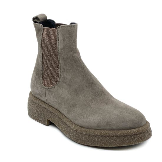 Ботинки Fru.it бежевые замшевые демисезонные - фото 2, 