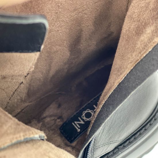 Ботинки Tuffoni черные кожаные Байка - фото 7, 3522023LB TUF