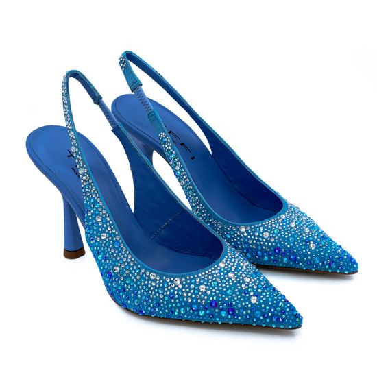 Туфли Tiffi синие замшевые - фото 7, J905/90 TI SKY