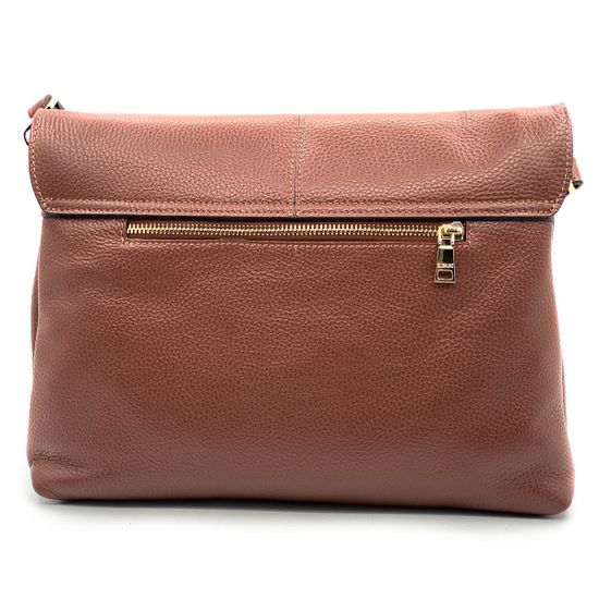 Сумка Ripani коричневая кожаная - фото 3, 