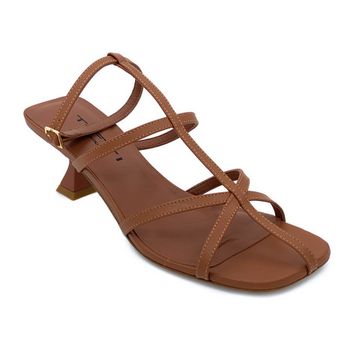 Босоножки Tiffi коричневые кожаные - фото 2, J720/50 TI SELLA