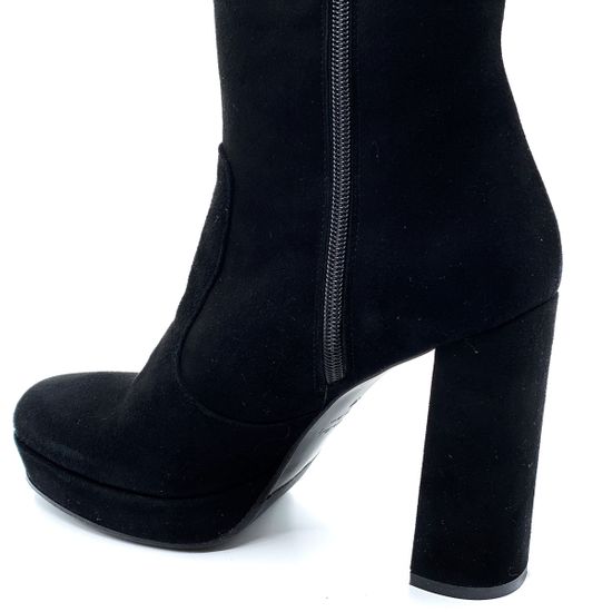 Сапоги Rosso Nero черные замшевые демисезонные - фото 7, 3983 RN