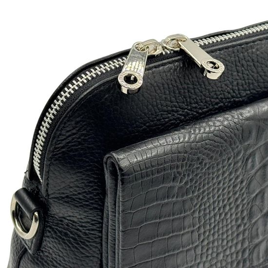 Клатч Di Gregorio черный кожаный - фото 6, 8680 DG NERO2026