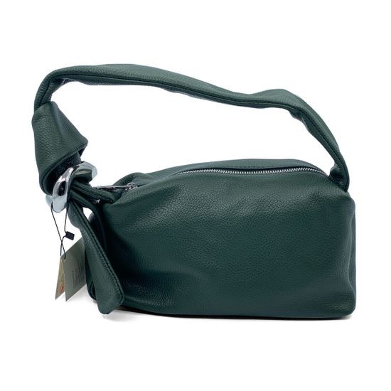 Сумка Renato Angi зеленая кожаная - фото 3, 