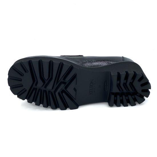 Лоферы Kelton черные наплак - фото 4, AG1314 KEL