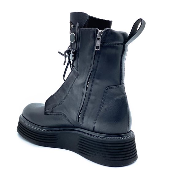 Ботинки Fru.it черные кожаные демисезонные - фото 3, 