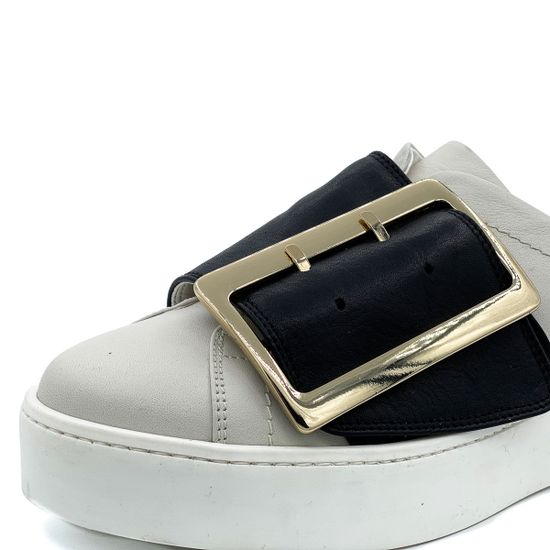 Сабо Renzi черно-бежевые - фото 6, 