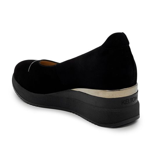 Туфли женские KELTON черные замшевые - фото 3, AL4102 KEL