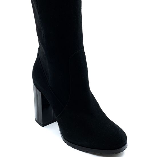 Сапоги Giorgio Piergentili замша черные демисезонные - фото 6, 356 GP