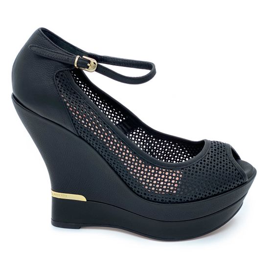 Босоножки Giorgio Piergentili черные кожаные - фото 1, 