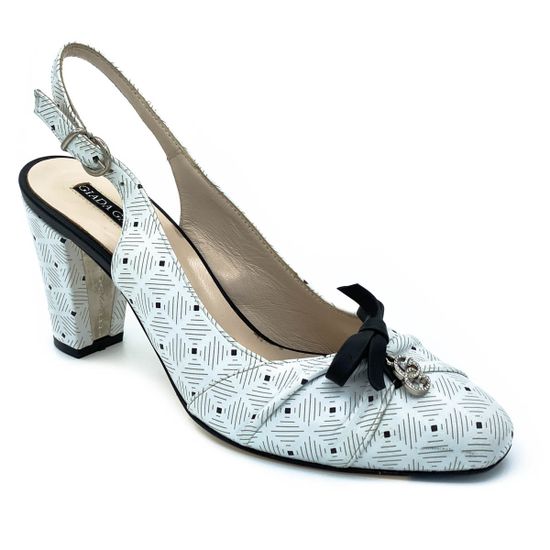 Босоножки Giada Gabrielli белые кожаные - фото 2, 