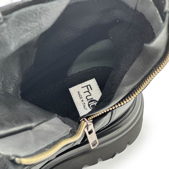 Ботинки берцы FRU.IT черные кожаные на байке - фото 7, 8995L FR