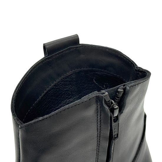 Ботинки-казаки NILA&amp;NILA черные кожаные демисезонные - фото 7, DJ-PT09 NIL NERO