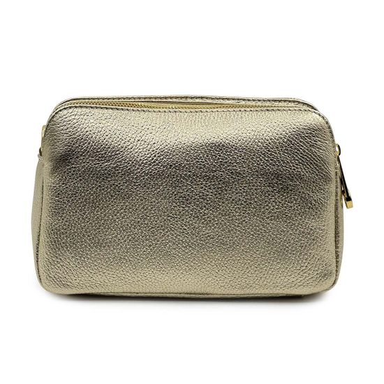 Сумка Di Gregorio золотистая кожаная - фото 3, 8798 DG ORO