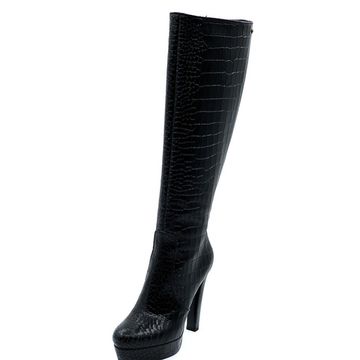 Сапоги Renzi черные кожаные демисезонные - фото 2, 514306 RZ