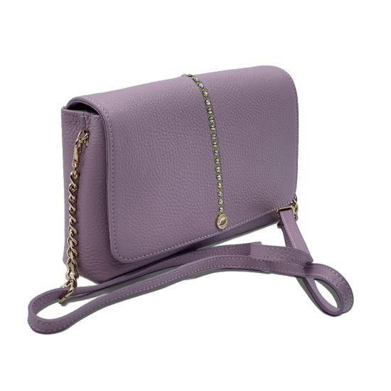 Сумка Marina Creazioni лиловая кожаная - фото 2, B6112 MC LILLA