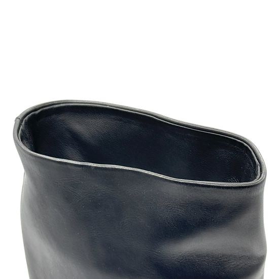 Сапоги MIMMU черные кожаные демисезонные - фото 5, M1432M1 MIM NERO