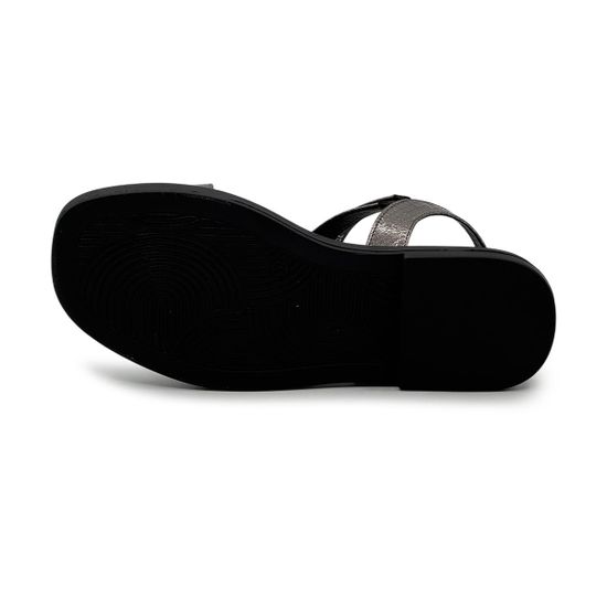 Босоножки CV COVER серебряные кожаные - фото 4, 70192 COV