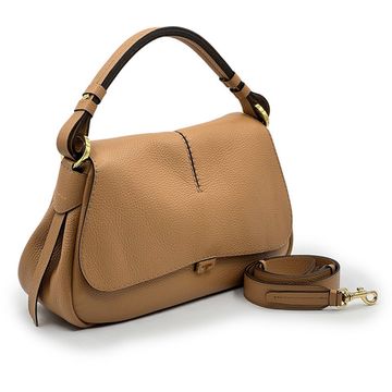 Сумка Loristella бежевая кожаная - фото 2, 2947 LS BEIGE