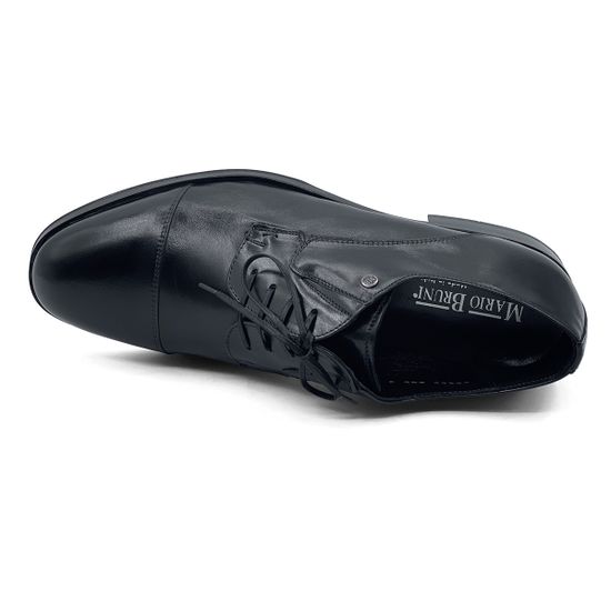 Туфли Дерби Mario Bruni кожаные черные - фото 5, 64455 MB