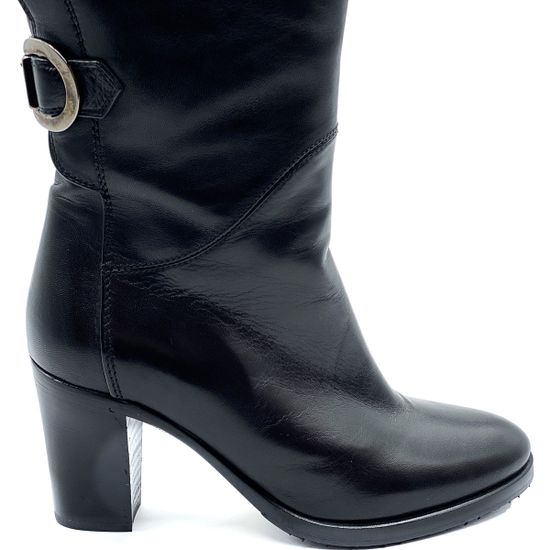 Сапоги Le Pepe черные кожаные демисезонные - фото 5, A252750 PEP NAP