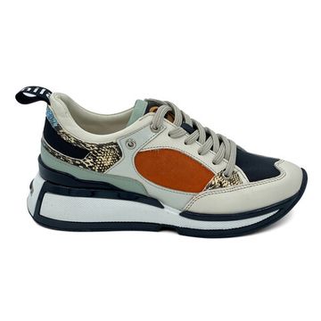 Кроссовки NILA NILA демисезонные мультиколор питон кожаные/замшевые - фото 1, NO5816 NIL MULT PITON