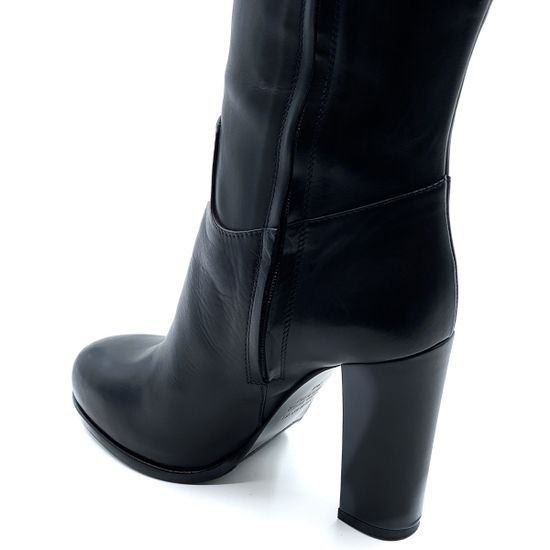 Сапоги Renzi синие кожаные демисезонные - фото 7, 495507C RZ