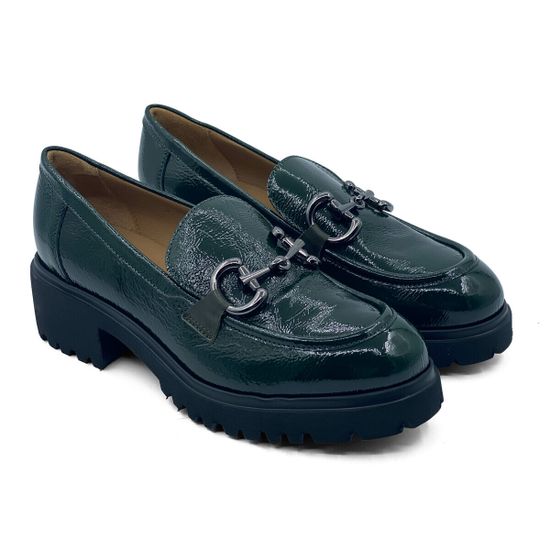 Лоферы Donna Soft зеленые наплак демисезонные - фото 8, DS1881 DS VERDE