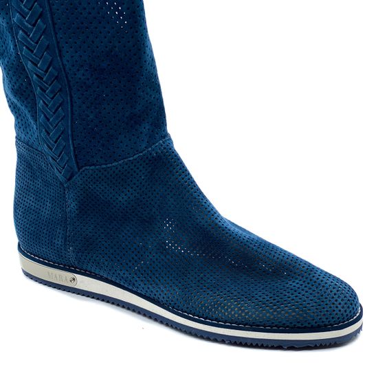 Полусапоги Mara синие летние - фото 6, 