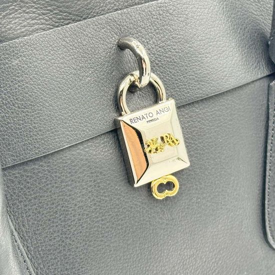 Сумка Renato Angi черная кожаная - фото 4, 3402881 RA NERO