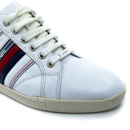 Кеды Baldinini белые кожаные - фото 6, 