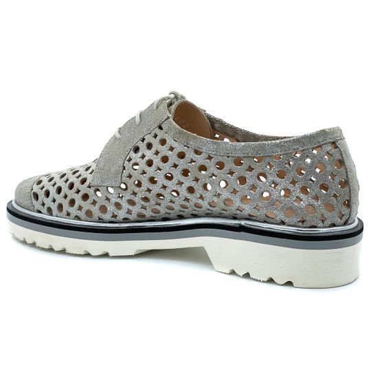 Полуботинки женские Pertini серебро - фото 3, 