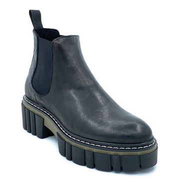 Ботинки Mimmu черные кожаные Байка - фото 2, E502E1 MIM PARKER