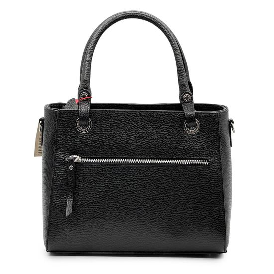Сумка Marina Creazioni черная кожаная SWAROVSKI - фото 4, B6931 MC NERO SWAROVSKI