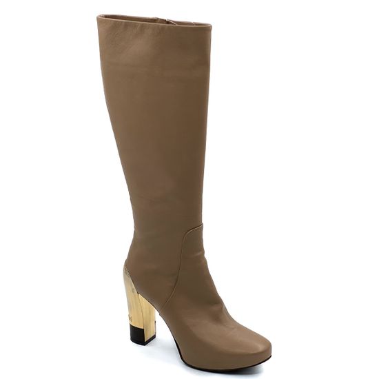 Сапоги Baldinini бежевые демисезонные - фото 2, 