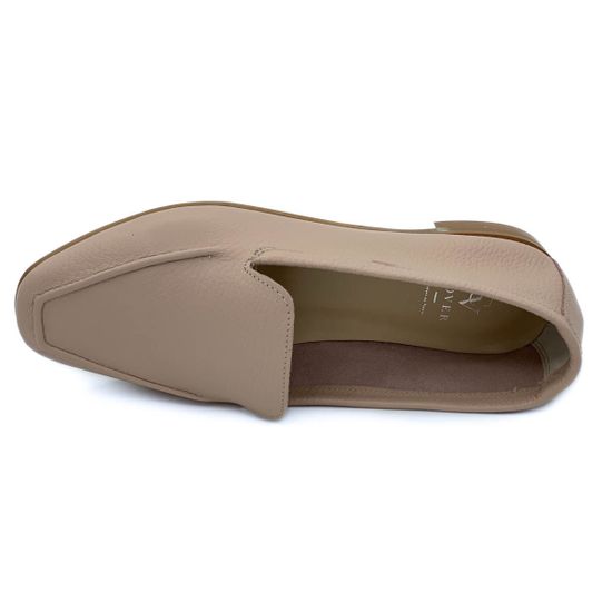 Мокасины Cover пудровые кожаные - фото 5, 738-58 COV